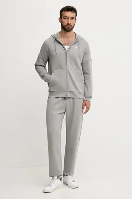 Tepláková souprava EA7 Emporio Armani pánská, šedá barva, AF10377-7M000914