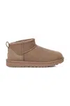 Semišové sněhule UGG Classic Ultra Mini béžová barva, 1116109.CRBO