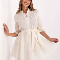 Dress-LK-SK-510085.06-light beige