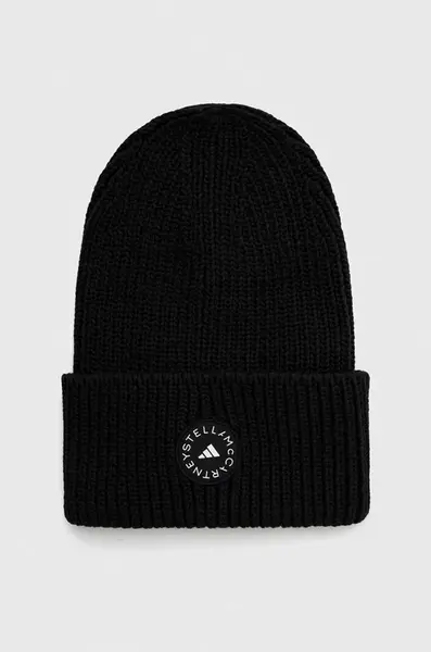 Čepice adidas by Stella McCartney černá barva, IM8566