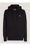 Černá mikina Tommy Hilfiger s kapucí
