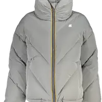 Dámská šedá zimní bunda K-WAY