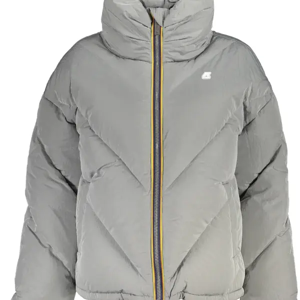 Dámská šedá zimní bunda K-WAY