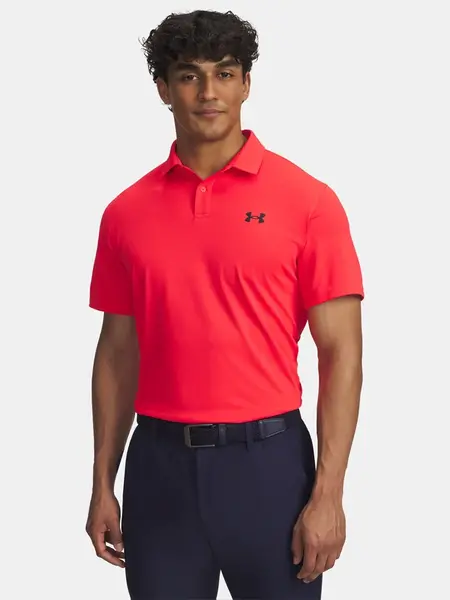 Pánské tričko Under Armour UA T2G Pique Polo-RED - Pánské