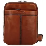 Stylová malá kožená crossbody taška Katana Svyryx, hnědá