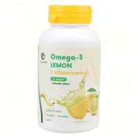 Omega-3 Lemon Rybí olej s vitaminem D 60 tobolek Galmed