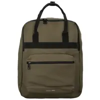 Stylový dámský pogumovaný batoh Heroldina, olivově zelený