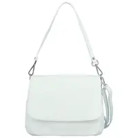 Stylová dámská kožená crossbody kabelka Keolla, bílá