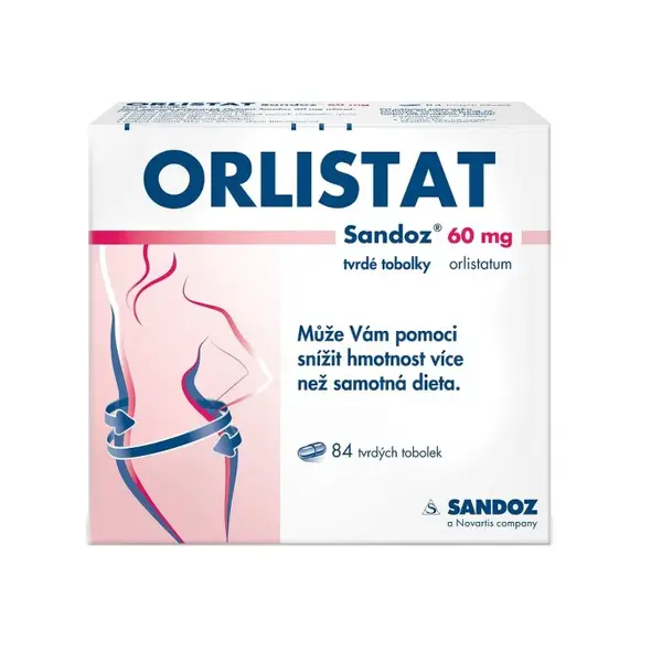 Orlistat Sandoz 60mg 84 tobolek