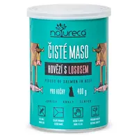 NATURECA Konzerva hovězí s lososem pro kočky 400 g
