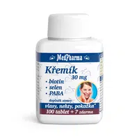 MEDPHARMA Křemík 30 mg + Biotin + PABA 107 tablet