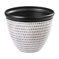 Květináč STREND PRO Marble hnědý 37x30cm