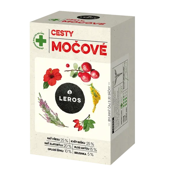 LEROS Cesty močové bylinný čaj 20 sáčků