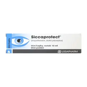 SICCAPROTECT Oční kapky, roztok 30 mg 10 ml