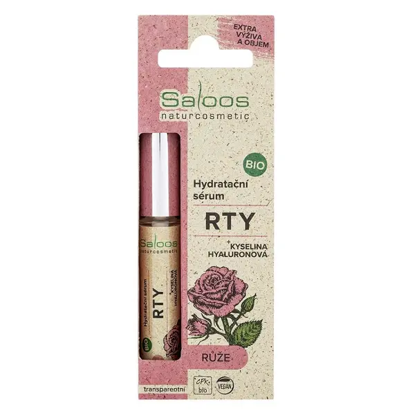 SALOOS Bio Hydratační sérum na rty Růže 7 ml