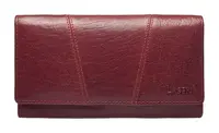 Dámská kožená peněženka Lagen PWL-388/T Red