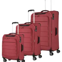Sada cestovních kufrů Travelite Skaii 4w S,M,L Red
