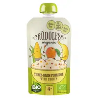 RUDOLFS Bio kapsička obilná 3zrnná kaše s ovocem  4m+ 110 g