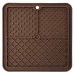 EPIC PET Lick & Snack lízací podložka čtverec hnědý 20 x 20 cm