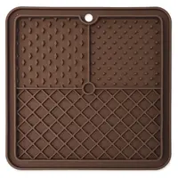 EPIC PET Lick & Snack lízací podložka čtverec hnědý 20 x 20 cm