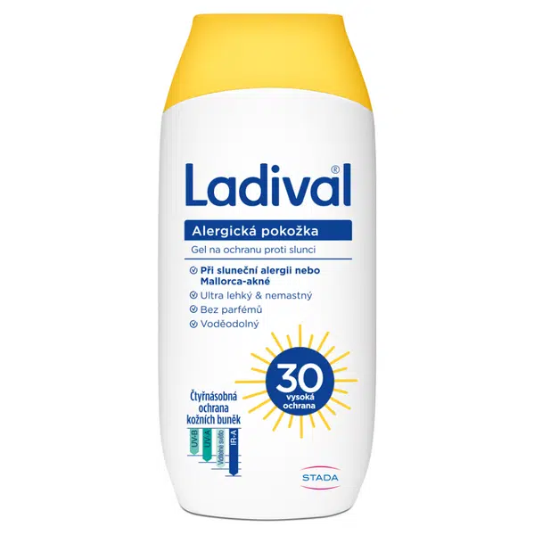 LADIVAL Gel na opalování Alergická pokožka SPF30 200 ml