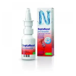 SEPTANAZAL 1 mg/ ml + 50 mg/ ml nosní sprej 10 ml