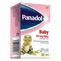 PANADOL Baby rektální čípky 125 mg 10 kusů