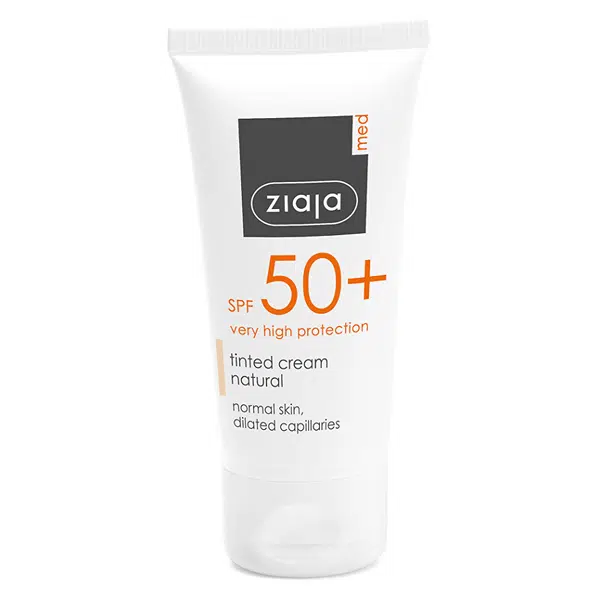 ZIAJA Med Tónovací krém SPF 50+  přirozený 50 ml