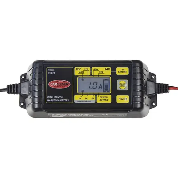 Nabíječka akumulátorů CARCLEVER 35939 12V/24V 6A