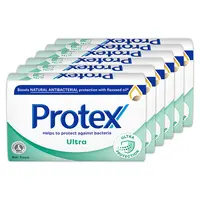 PROTEX Ultra Tuhé mýdlo s přirozenou antibakteriální ochranou 6 x 90 g