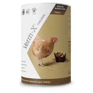 VERM-X Přírodní pelety proti střevním parazitům pro drůbež 250 g