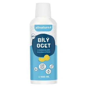 ALLNATURE Bílý ocet 10% s vůní citrónu 1000 ml