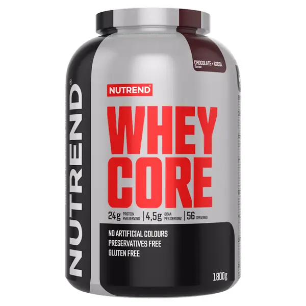 NUTREND Whey core proteinový koncentrát čokoláda a kakao 1800 g