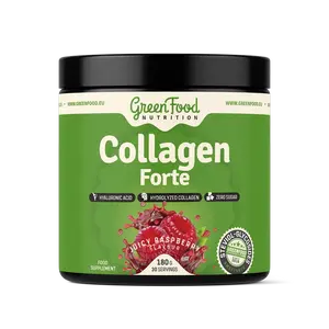 GREENFOOD NUTRITION Collagen forte juicy raspberry 180 g