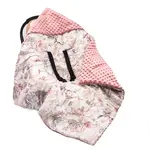 Deka do autosedačky staroružové kvety