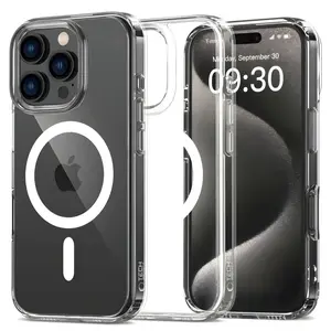 Priehľadné púzdro Tech-Protect Flexair Hybrid MagSafe pre iPhone 16 Pro Max