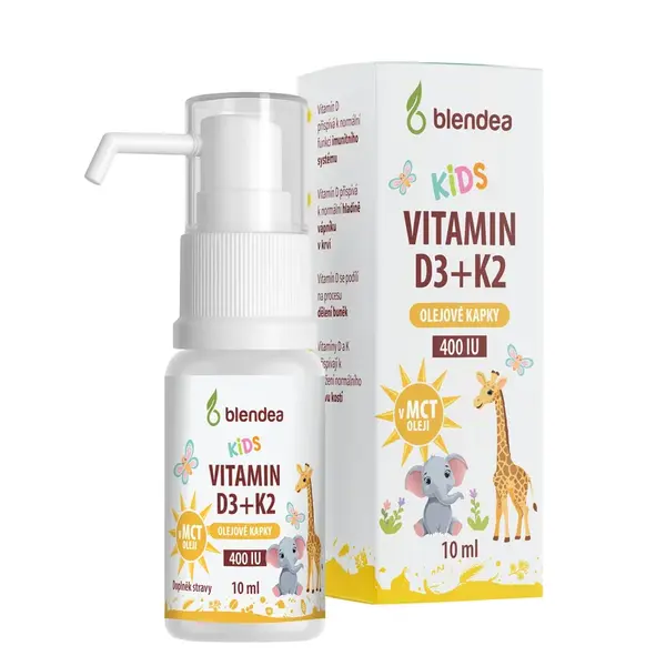 Blendea Vitamín D3 + K2 kvapky pre deti