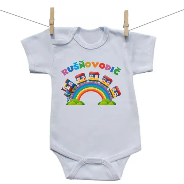 Boodyy Body s krátkym rukávom Rušňovodič 68 (3-6 mesiacov)