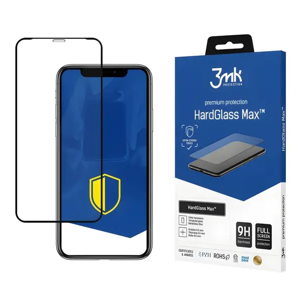 HardGlass Max - ochranné sklo pre Apple iPhone 11 Pro Max - Čierna