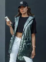 Dámská prošívaná vesta JESS zelená