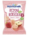 HAMÁNEK BIO Rýžová kolečka Jahoda&Jablko 35 g