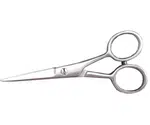 Nůžky na vousy Ragnar Barber Line 4,5" - stříbrné + dárek zdarma