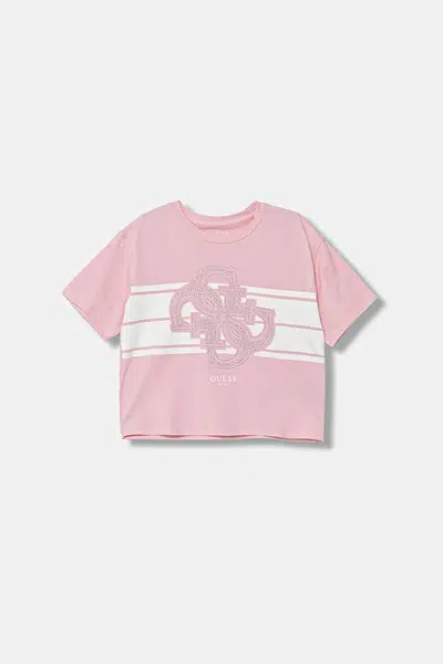 Dětské tričko Guess růžová barva, J5YI09 K6YW4