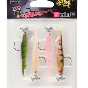 Fox rage gumová nástraha uv slick shad loaded - 9 cm 7 g