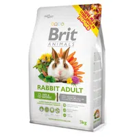 BRIT Animals rabbit adult complete krmivo pro králíky 3 kg