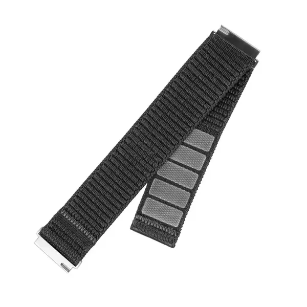 Nylonový řemínek FIXED Nylon Sporty Strap s Quick Release 22mm pro smartwatch, tmavě šedá