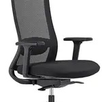 MERCURY Kancelářská židle VELTEA černá, ergonomická, 8 hodin denně