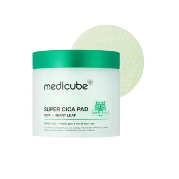 Medicube Zklidňující tonizační tampony Super Cica (Toner Pad) 70 ks