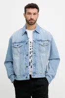 Bunda Calvin Klein Jeans modrá barva, přechodná, LV04RB794G
