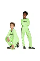 Dětské tepláky adidas Originals zelená barva, s aplikací, JV8591